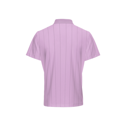 Two Bogeys Classic Pink Striped Polo